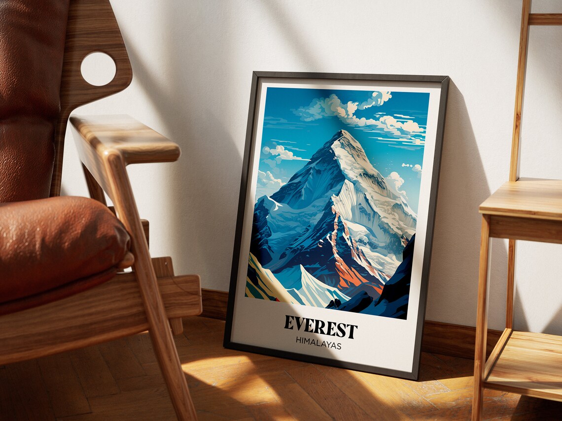 Everest Himalayas Travel Poster - Image 4
