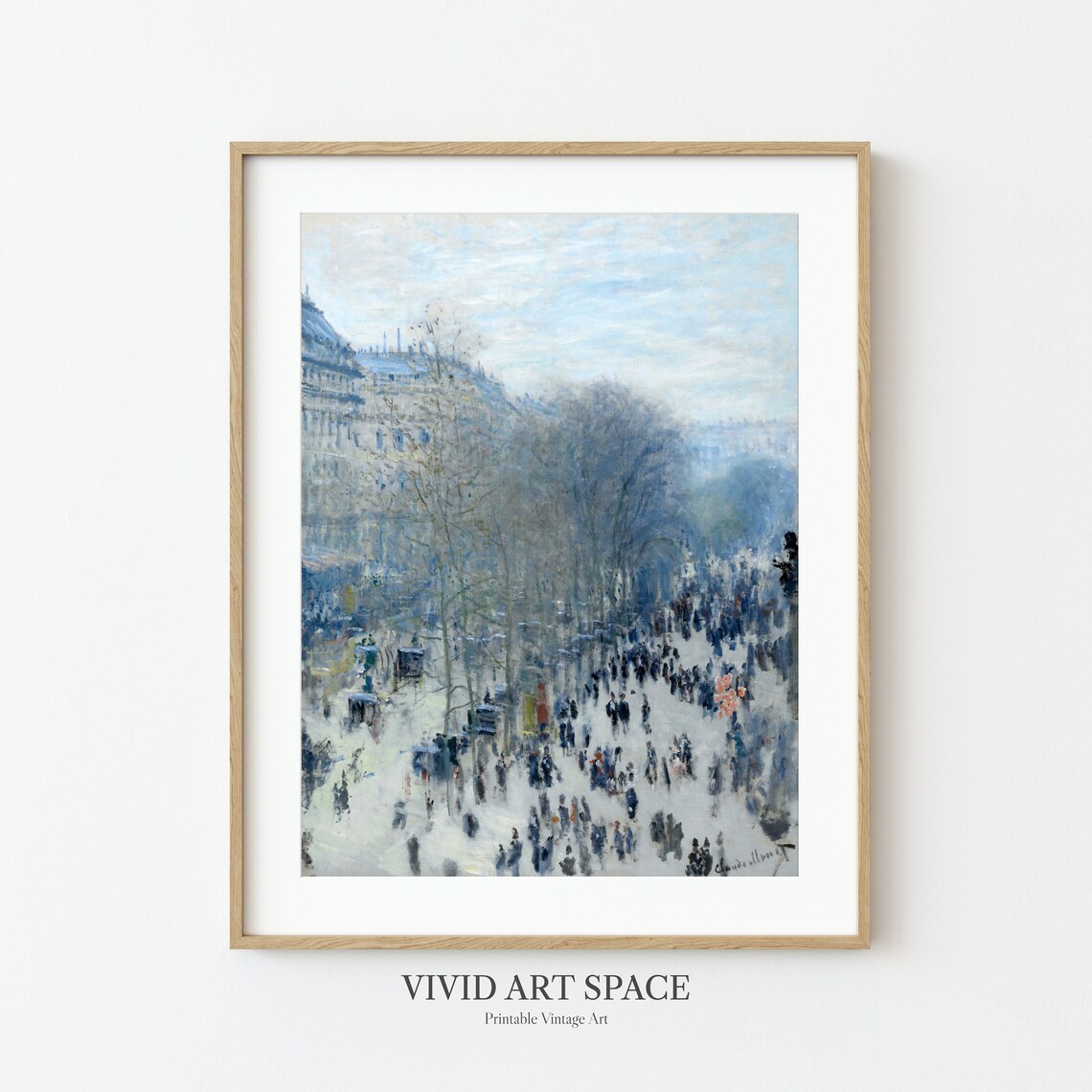 Boulevard Des Capucines by Claude Monet, Paris Art Print