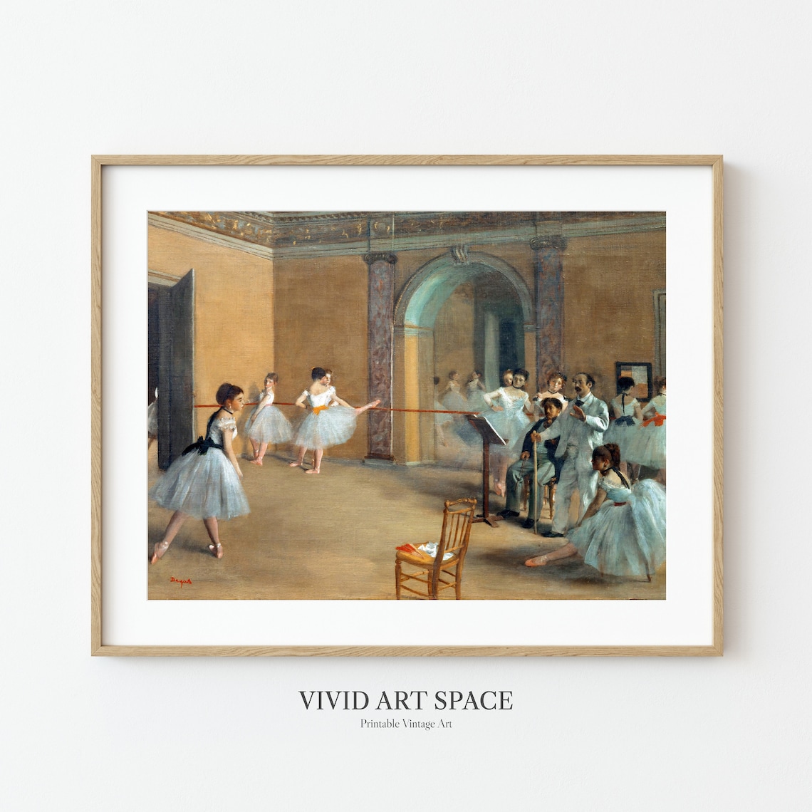 Edgar Degas Dance Foyer at Opera Art Print