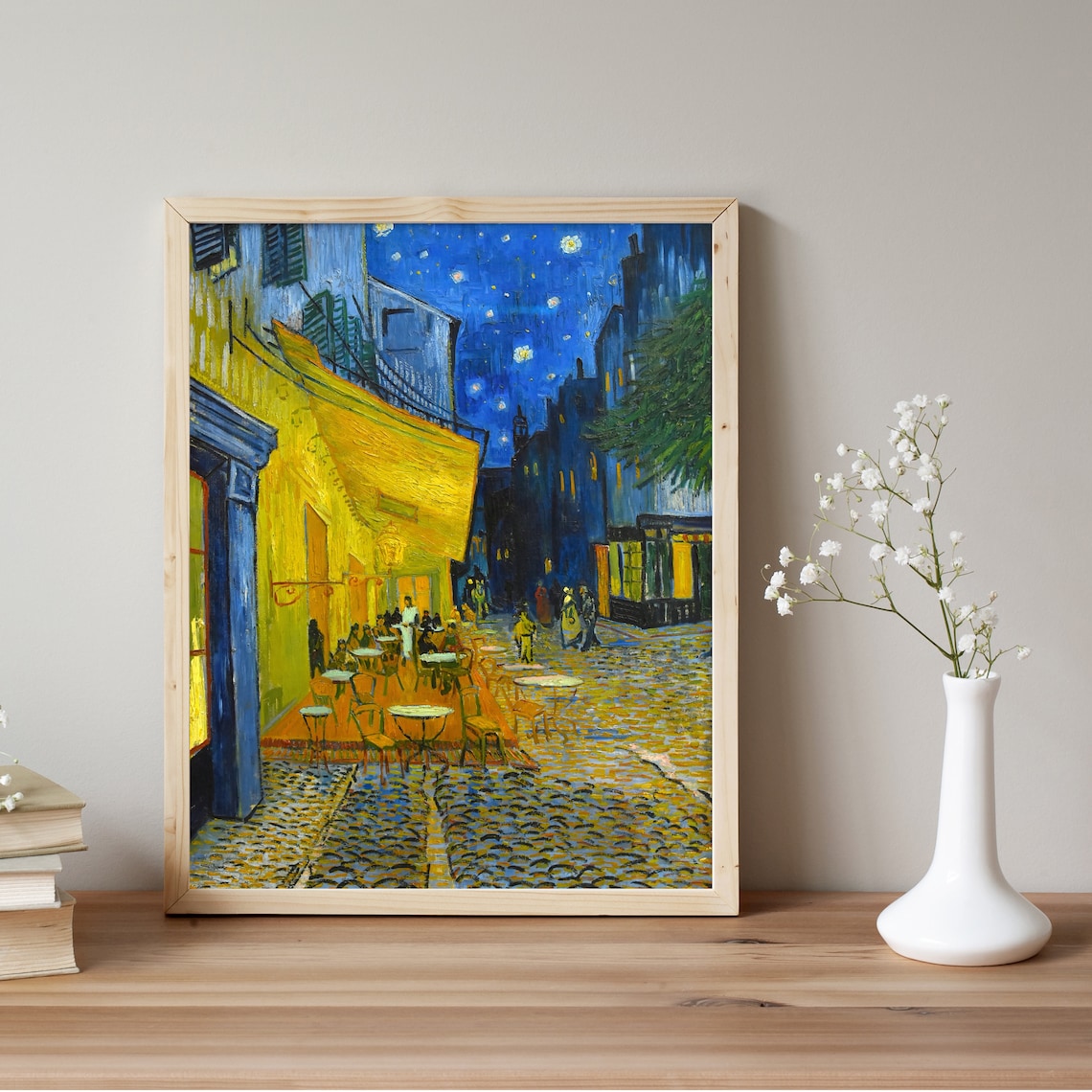 Van Gogh Café Terrace At Night Art Print - Image 2