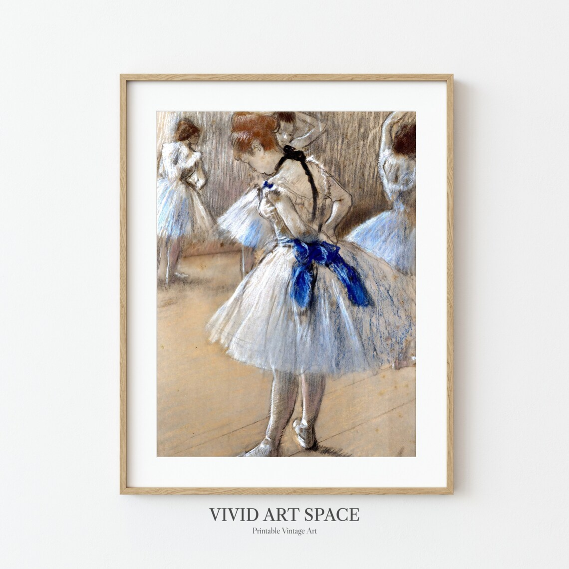 Edgar Degas Dance Studio Impressionist Ballerina Portrait Painting Ballet Dance Art Print Printable Wall Art - Image 2