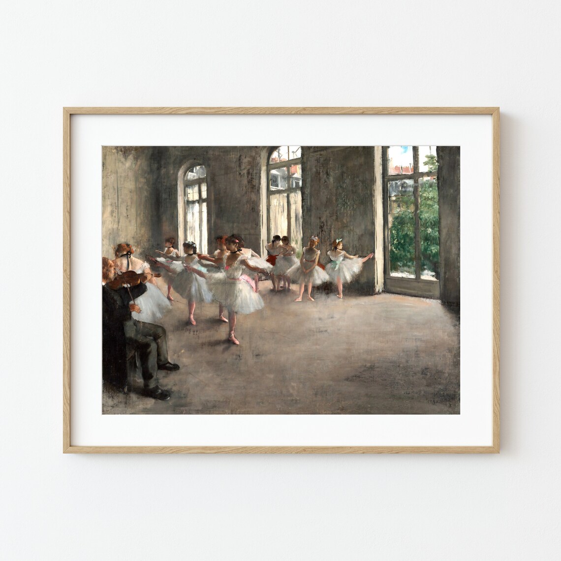 Edgar Degas Ballet Rehearsal Impressionist Art Print - Image 2