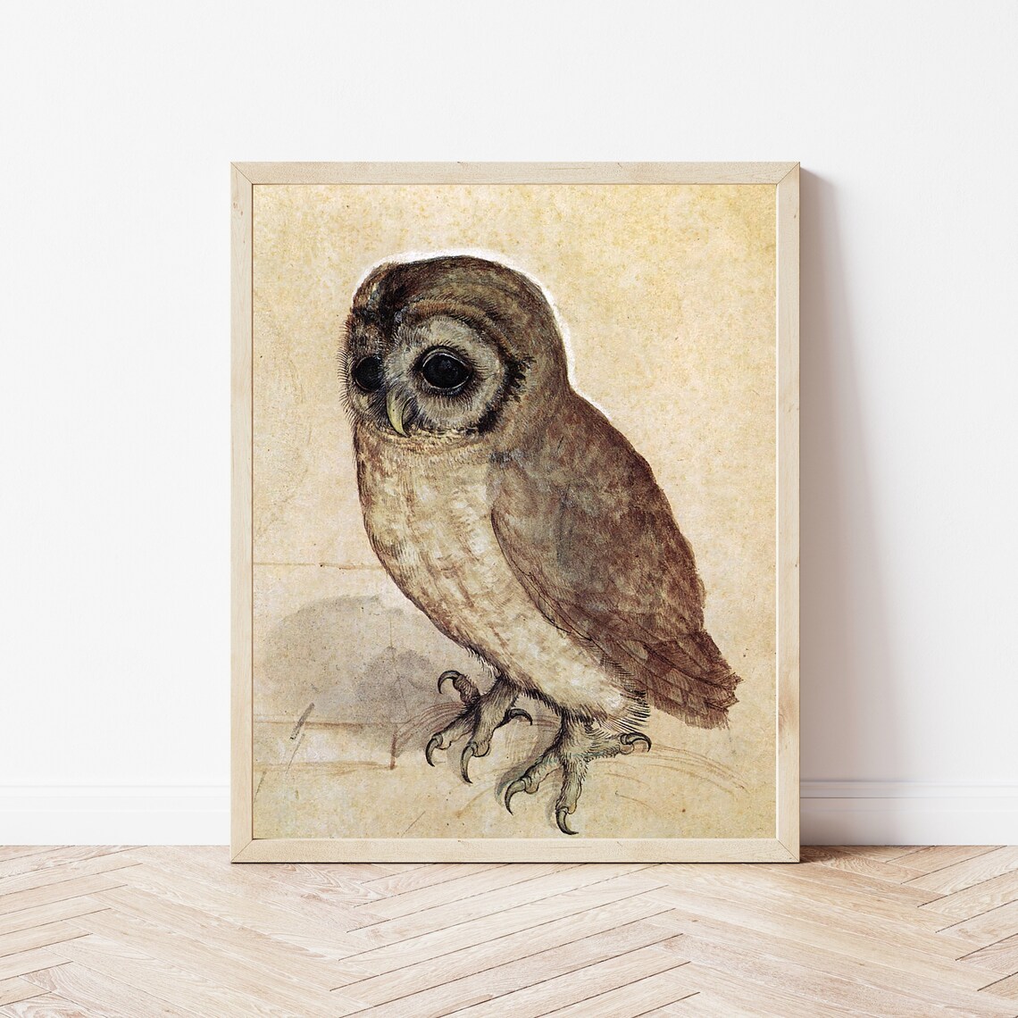 Little Owl by Albrecht Durer, Antique Bird Art Print - Image 2