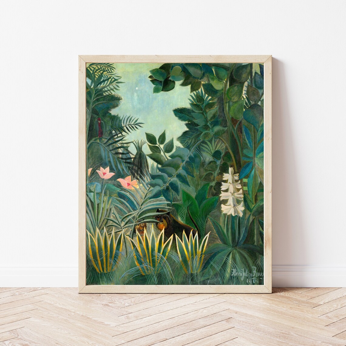 Henri Rousseau Equatorial Jungle Vintage Travel Poster - Image 3
