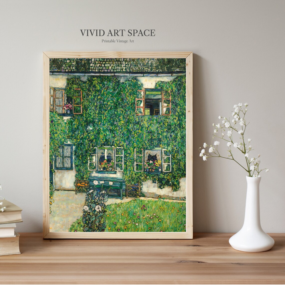 Gustav Klimt Foresters House in Weissenbach II Art Print - Image 2