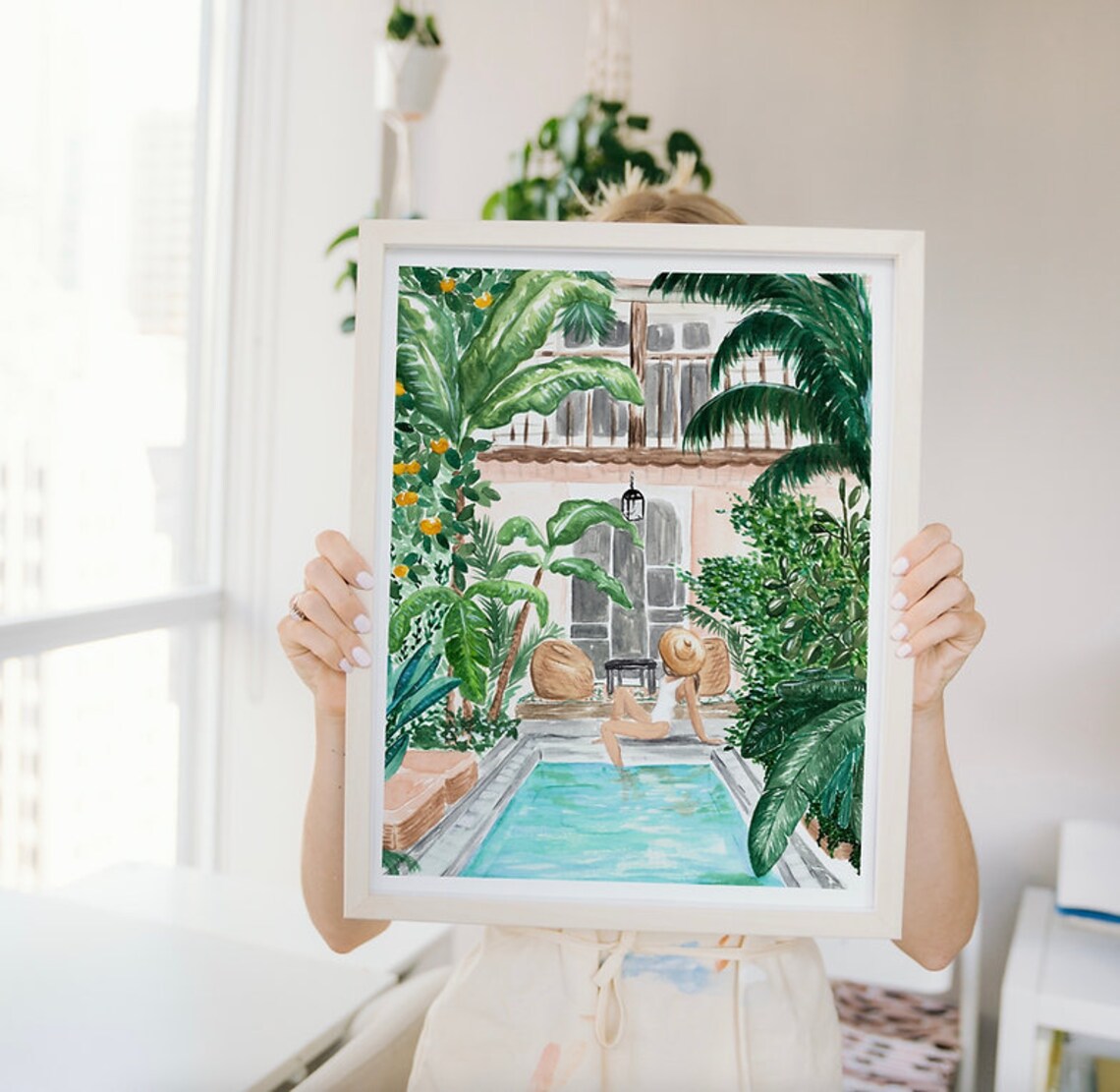 Moroccan Dream Art Print, Tropical Summer Decor - Image 3