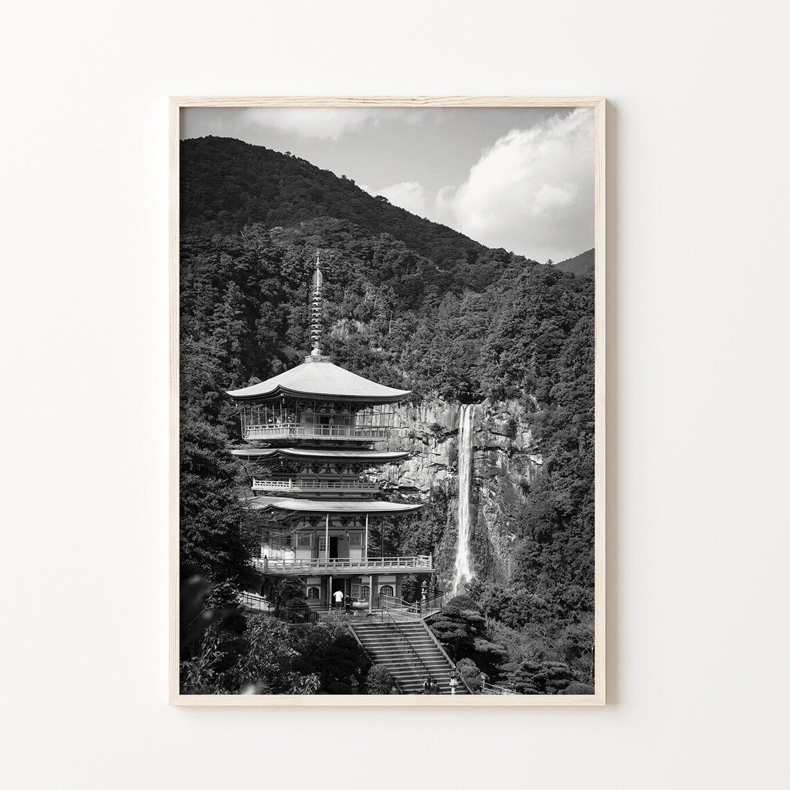 Wakyama Seiganto Ji Pagoda Japan Instant Black White Photography Wall Art Travel Poster Japanese Art Print Honshu - Image 4