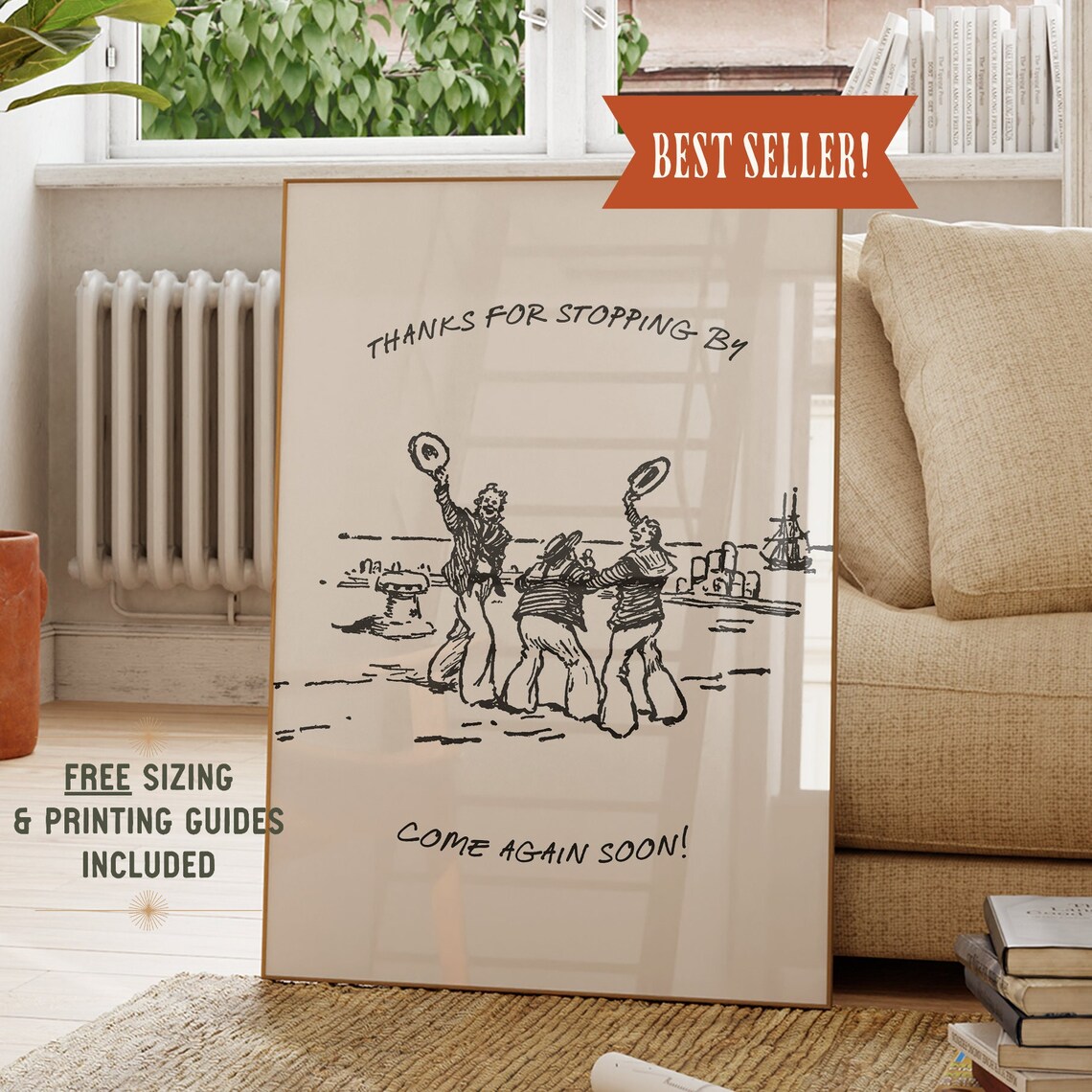 Thanks For Stopping By Hospitality Art Print