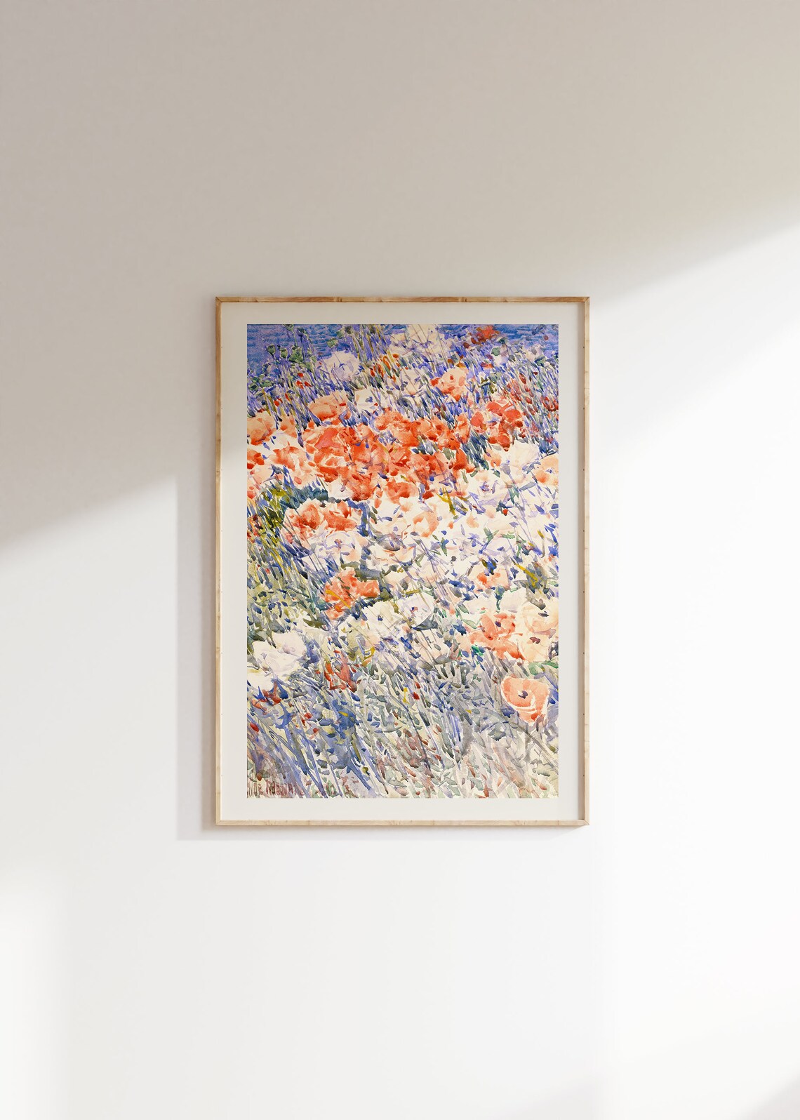 Cottagecore Impressionist Floral Art Print, Light Academia - Image 2