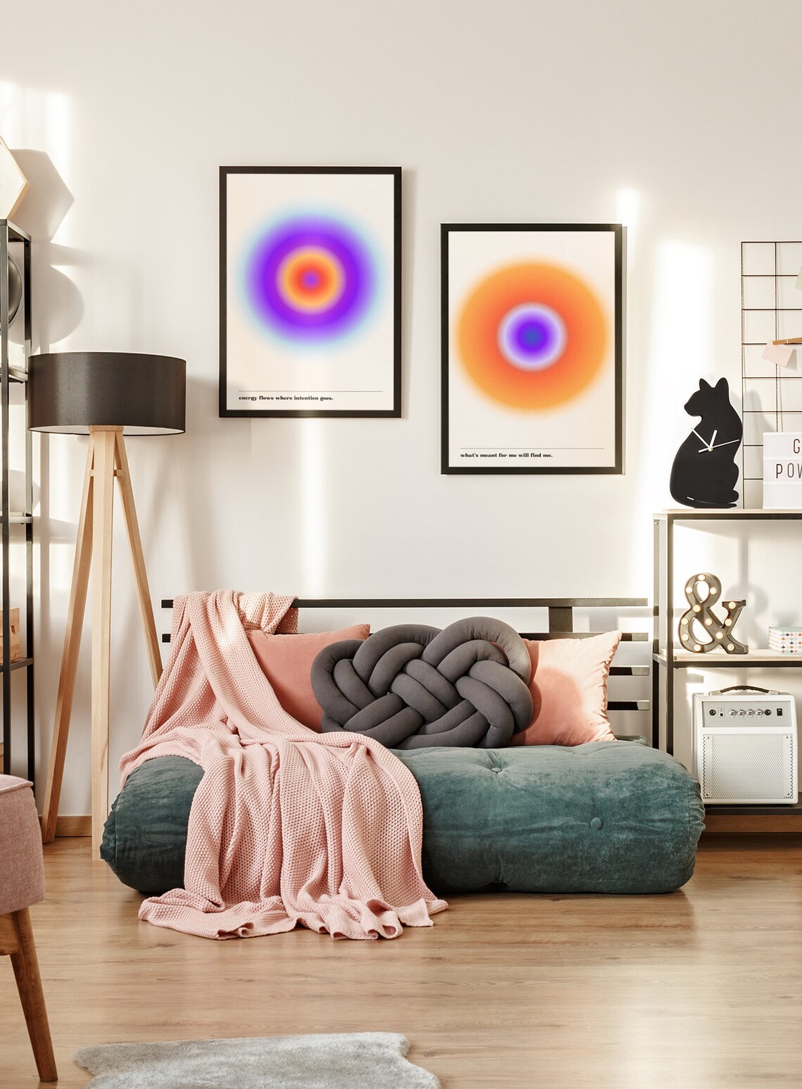 Positive Energy Flow Angel Number Art Print - Image 2