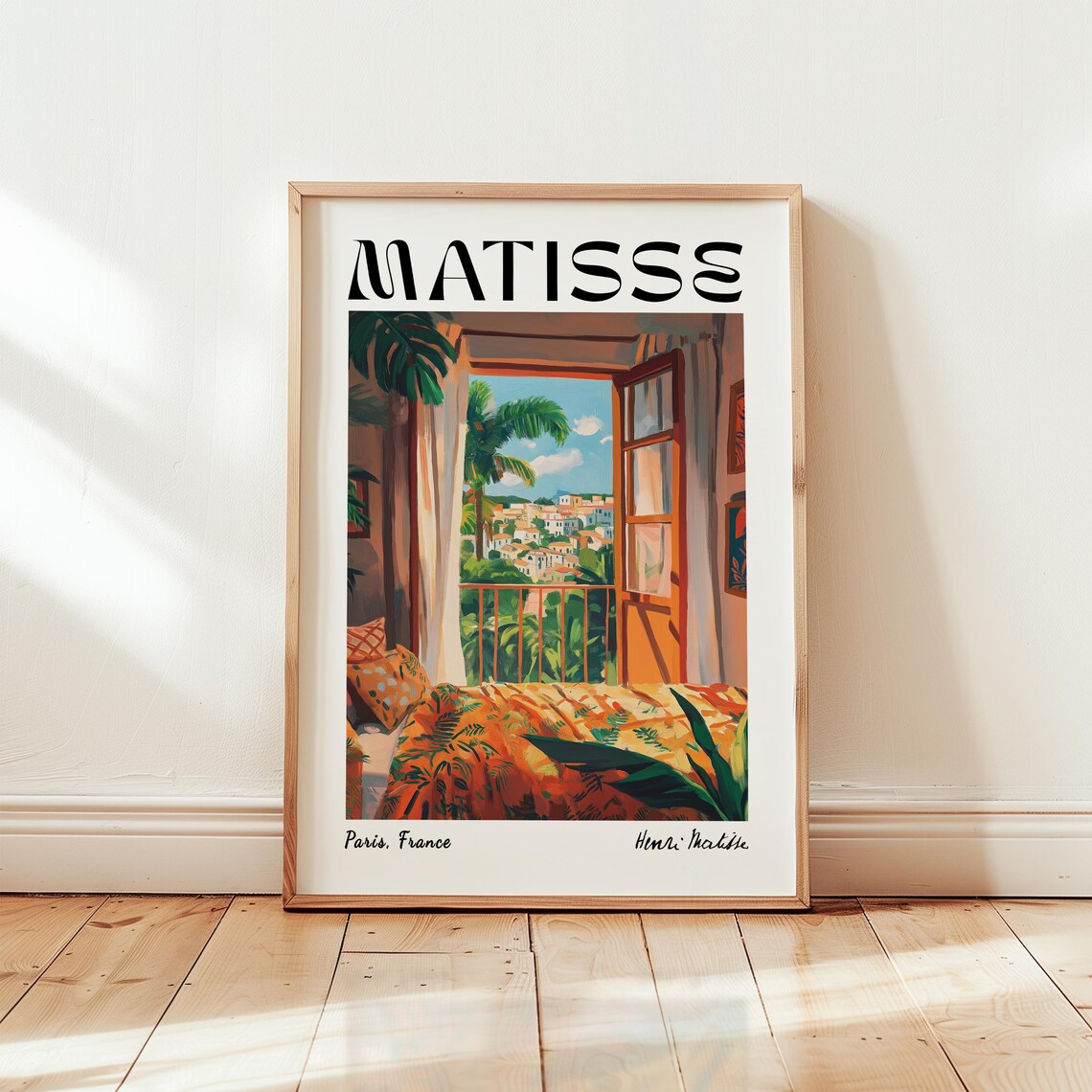 Henri Matisse Orange Bedroom Palm Tree Art Print
