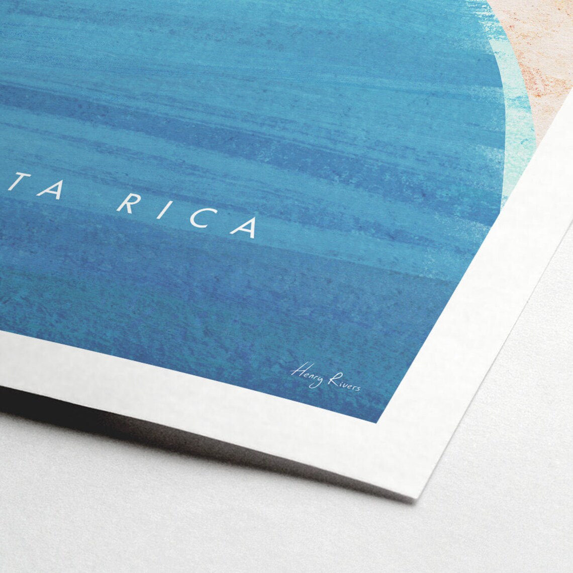 Costa Rica Travel Poster, Minimalist Vintage Retro - Image 2