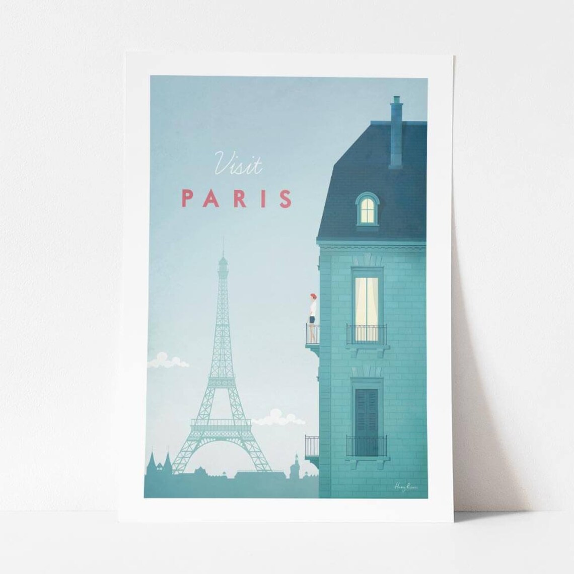 Paris Vintage Travel Poster, Minimalist Art Print - Image 4