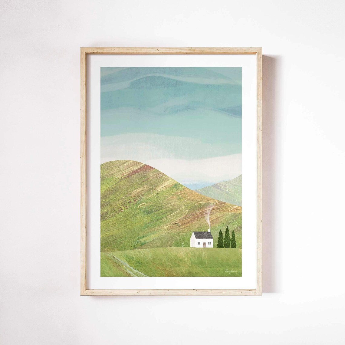 Glencoe by Henry Rivers, Scottish Highlands Travel Poster