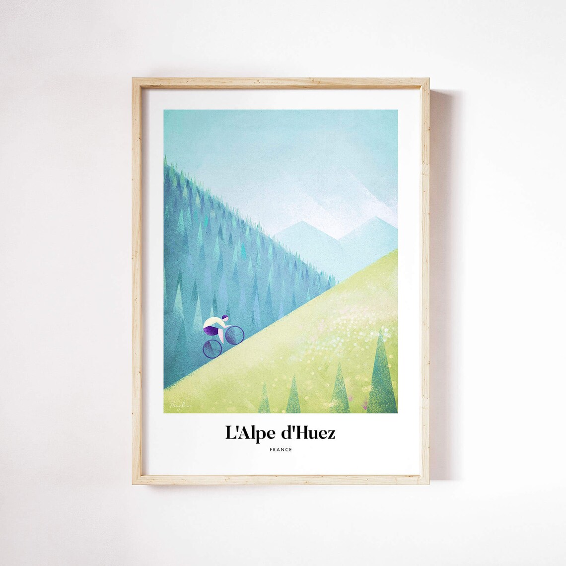 Lalpe Dhuez Print by Henry Rivers, Travel Poster