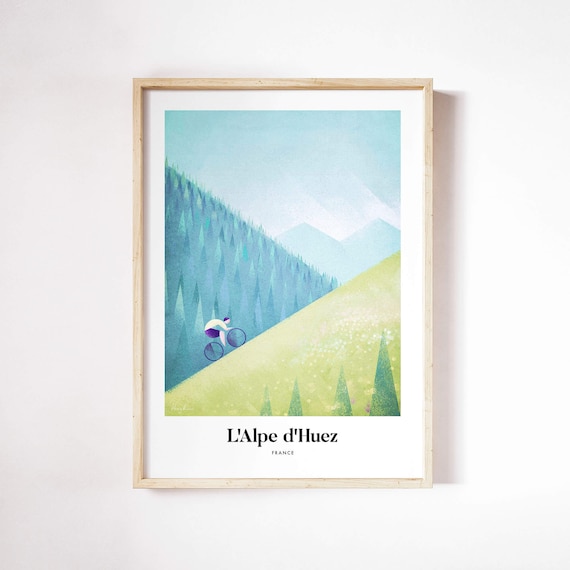 Lalpe Dhuez Print by Henry Rivers, Travel Poster