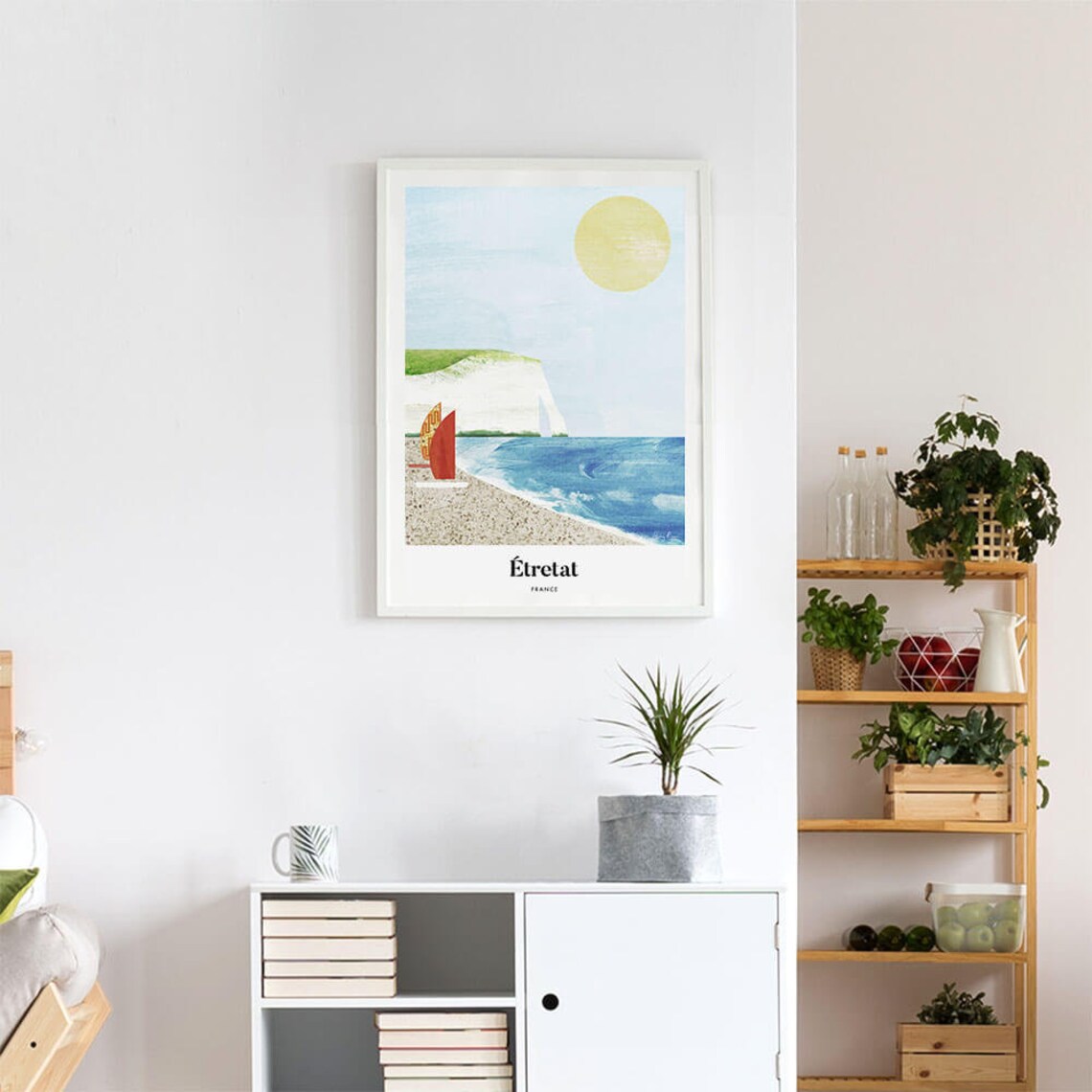 Etretat by Henry Rivers, Travel Poster Art Print - Image 4