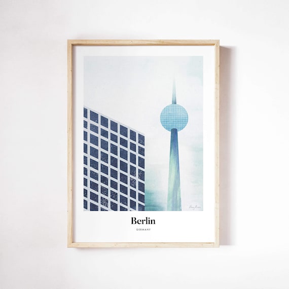 Berlin Print by Henry Rivers, Berlin Art Poster