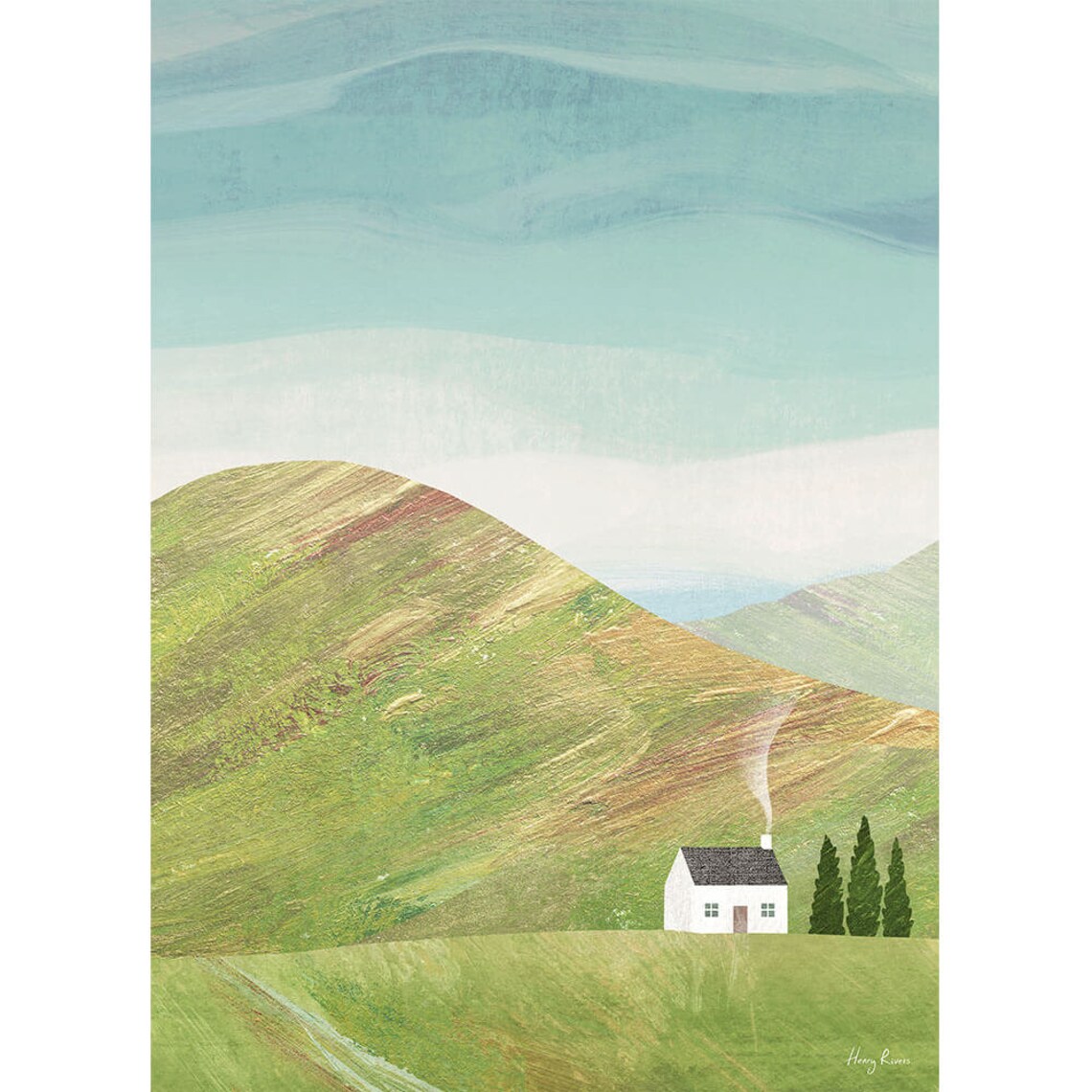 Glencoe by Henry Rivers, Scottish Highlands Travel Poster - Image 2
