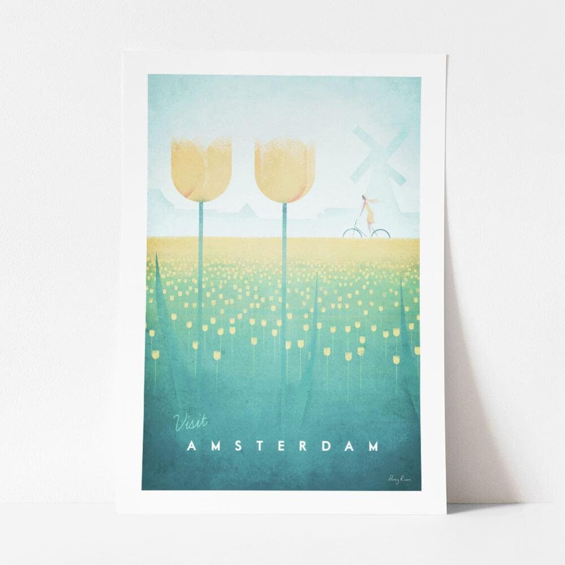 Amsterdam Vintage Retro Travel Poster Print - Image 4