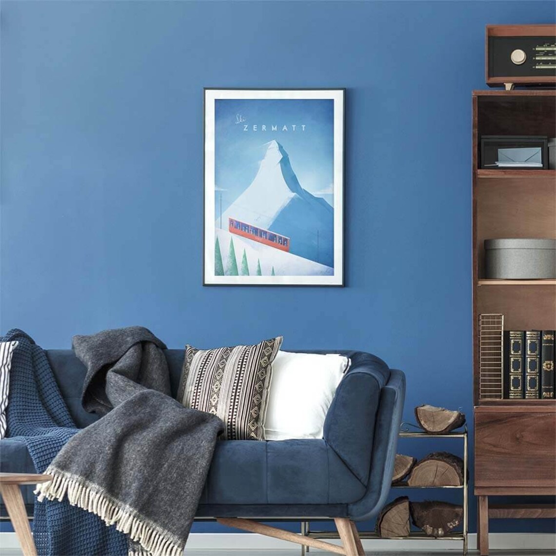 Zermatt Print by Henry Rivers, Travel Poster - Image 3