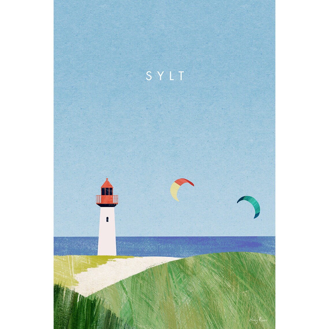 Sylt Germany Travel Poster, Landscape Art Print - Image 3