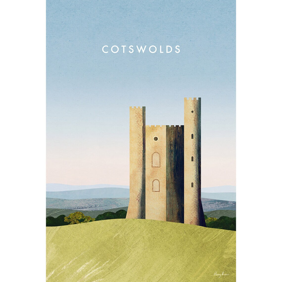 Cotswolds Broadway Tower By Henry Rivers Poster - Image 3