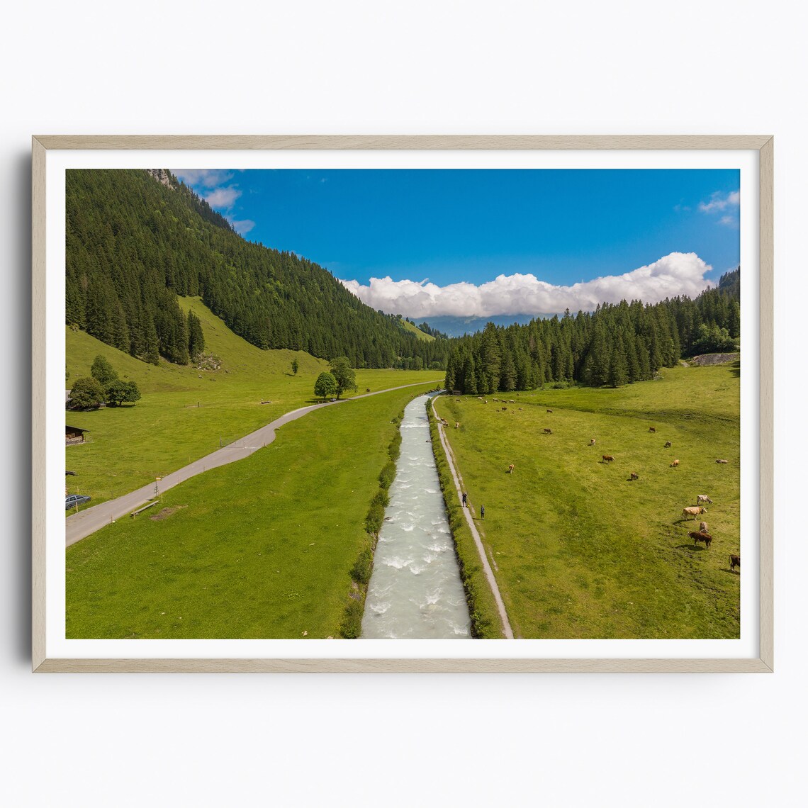 Rosenlaui Valley Switzerland Print Bern Swiss Alps Mountain Wall Art Travel Poster Travel Gift Mountain Home Decor Photography