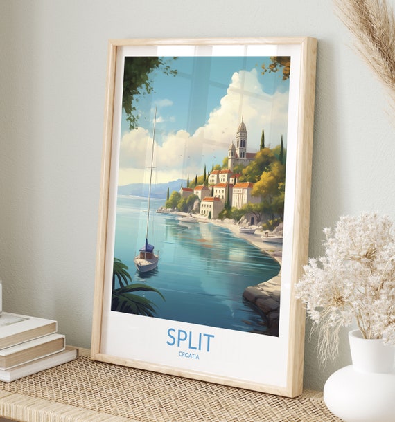 Split Print No 3 Split Poster Split Art Print Split Artwork Split Travel Gift Croatia Print Croatia Home Decor Split Wall Art