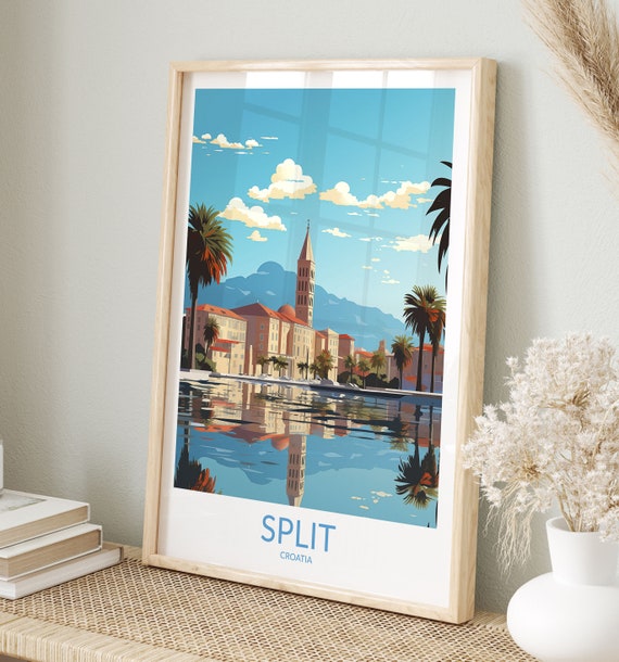 Split Travel Print No 6 Split Poster Split Art Print Split Artwork Traveler Gift Croatia Print Croatia Home Decor Split Wall Art