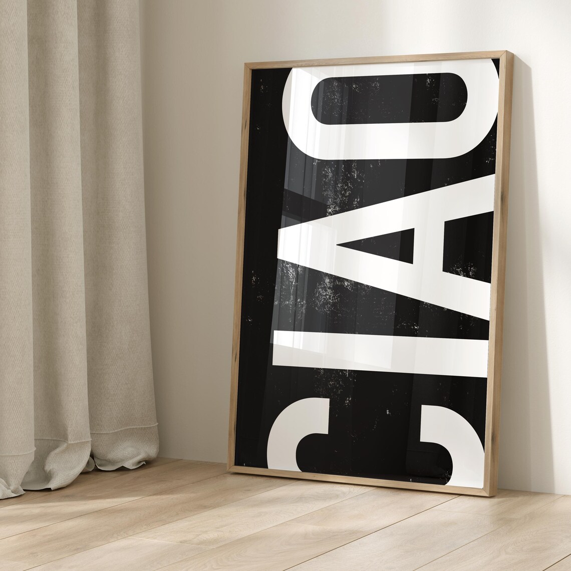 Ciao Black Edition Typo Poster, Nice Wall Art Print