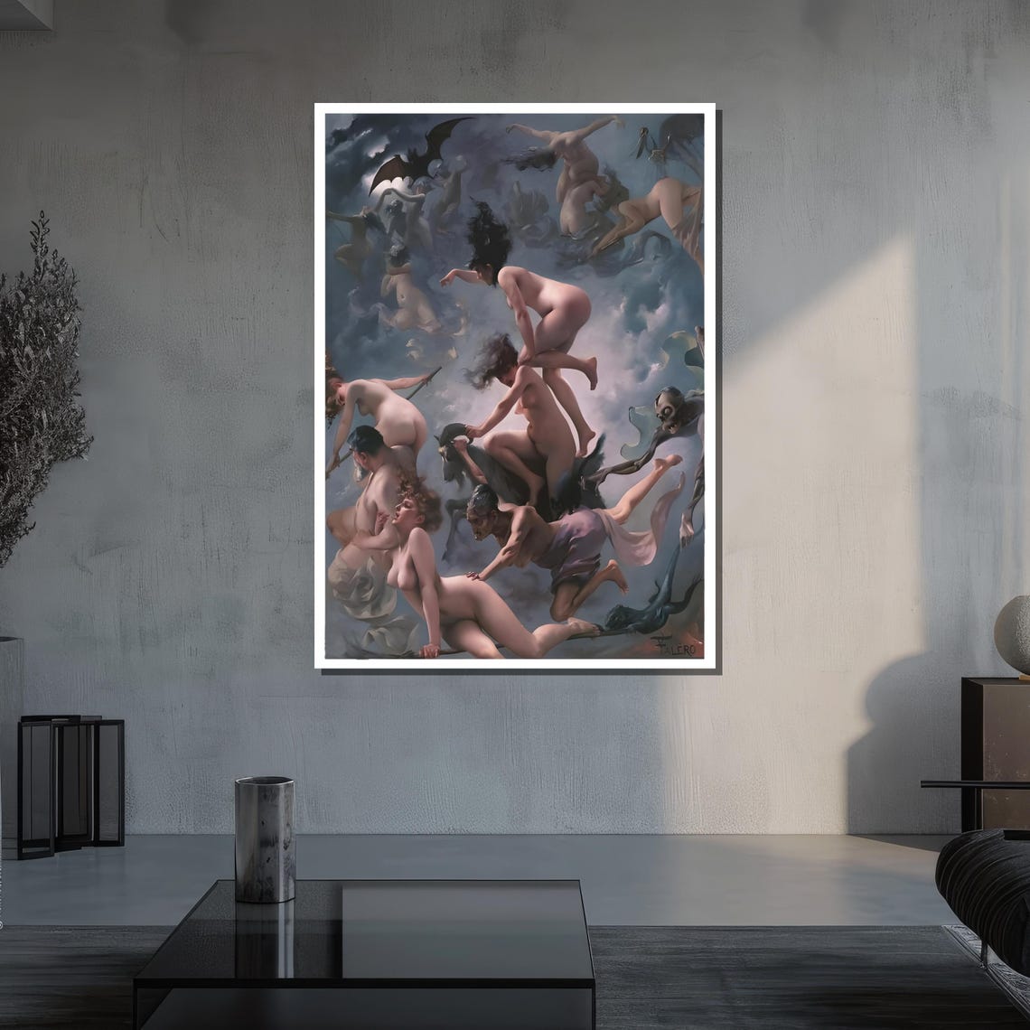Luis Ricardo Falero Witches Sabbath Fantasy Classic Art Poster - Image 3