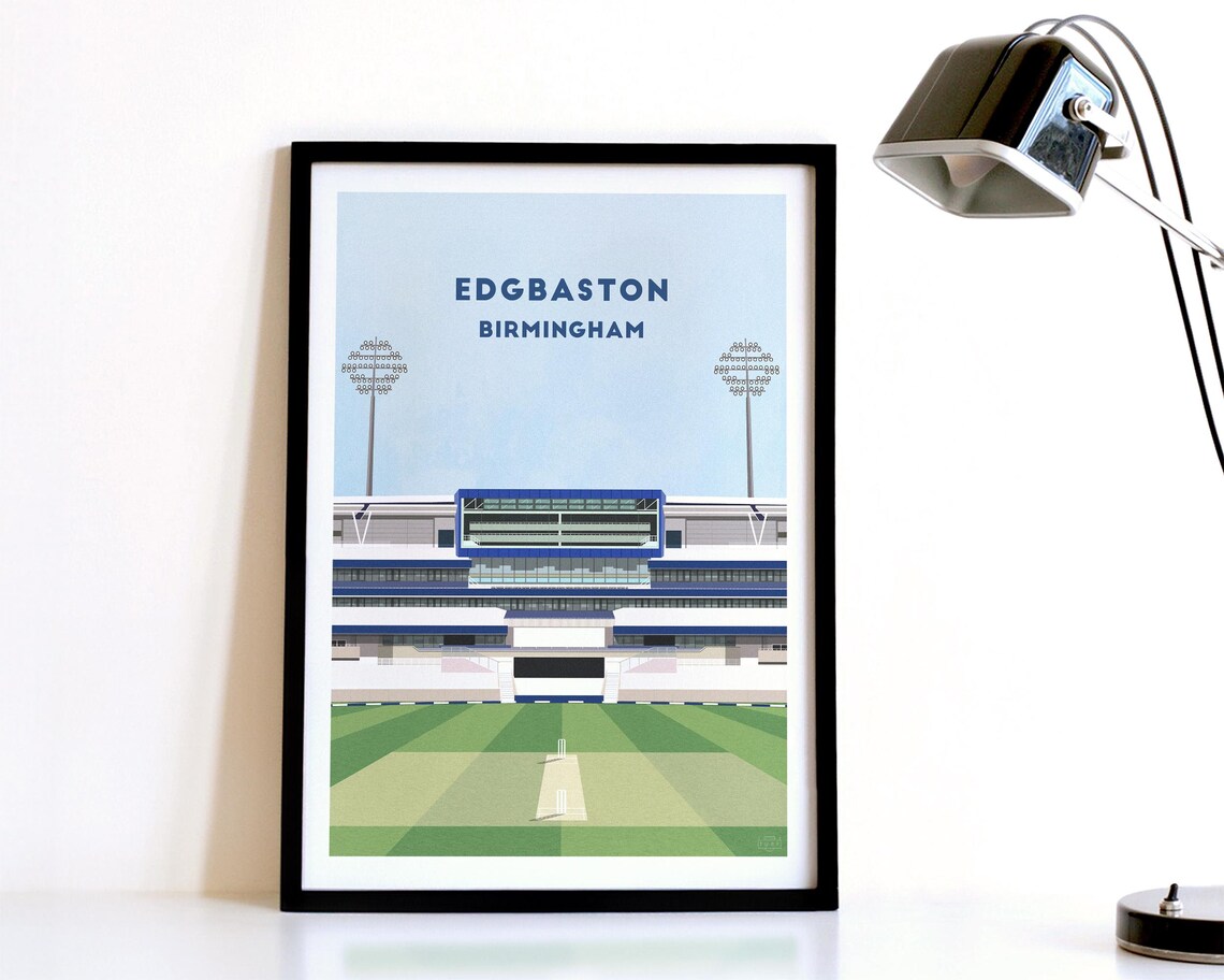 Warwickshire County Cricket, Modern Edgbaston Ground Art Print