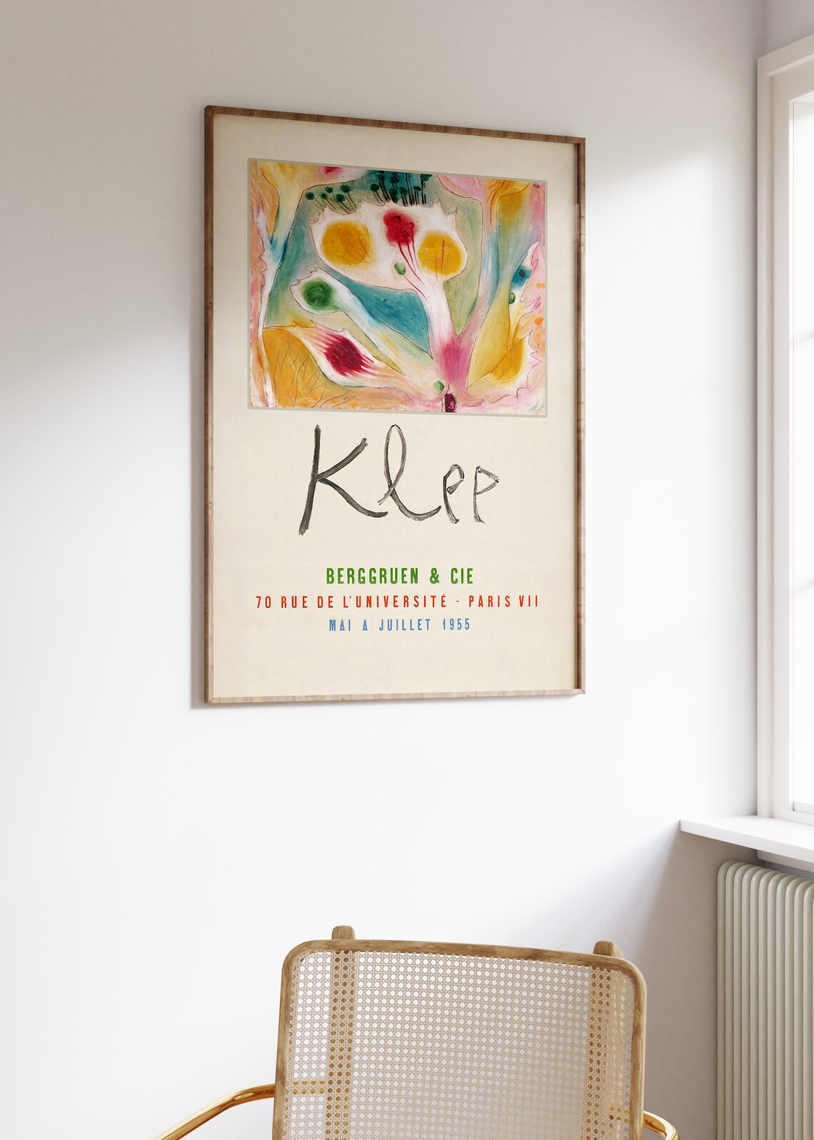 Paul Klee Tropical Blossom Exhibition Poster - Image 3