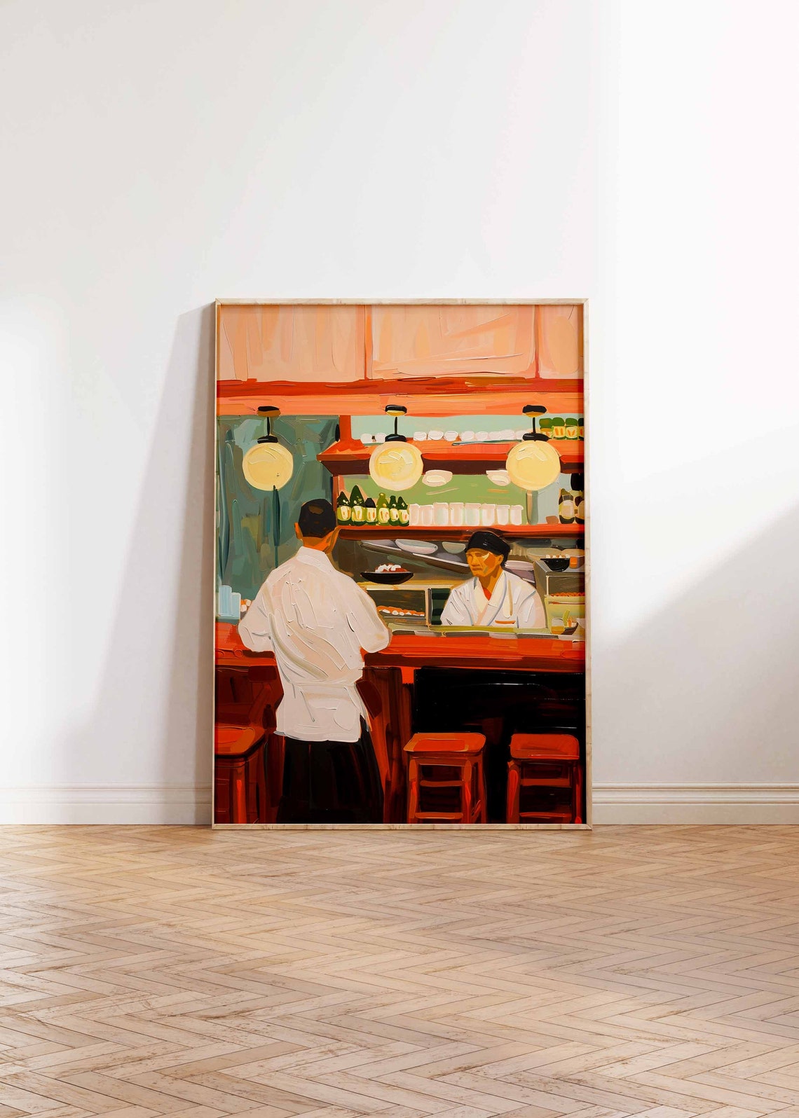 Japanese Sushi Poster Sushi Print Japanese Food Art Japanese Food Print Sushi Poster Japanese Wall Art Kitchen Decor Food Print - Image 2