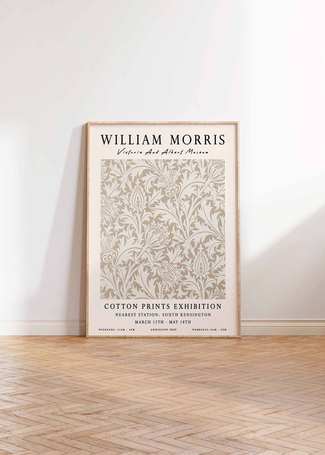 William Morris Vintage Floral Botanical Poster - Image 3