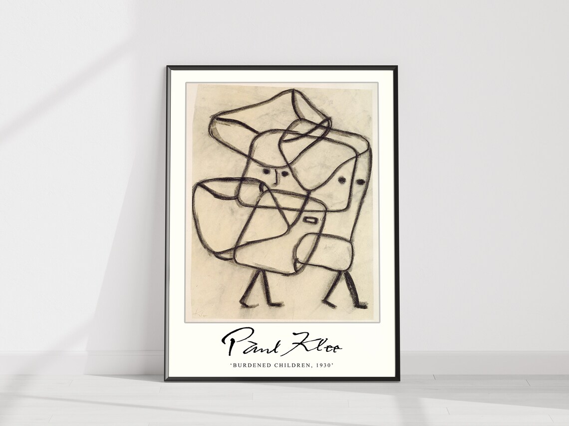 Paul Klee Burdened Children Exhibition Poster - Image 2