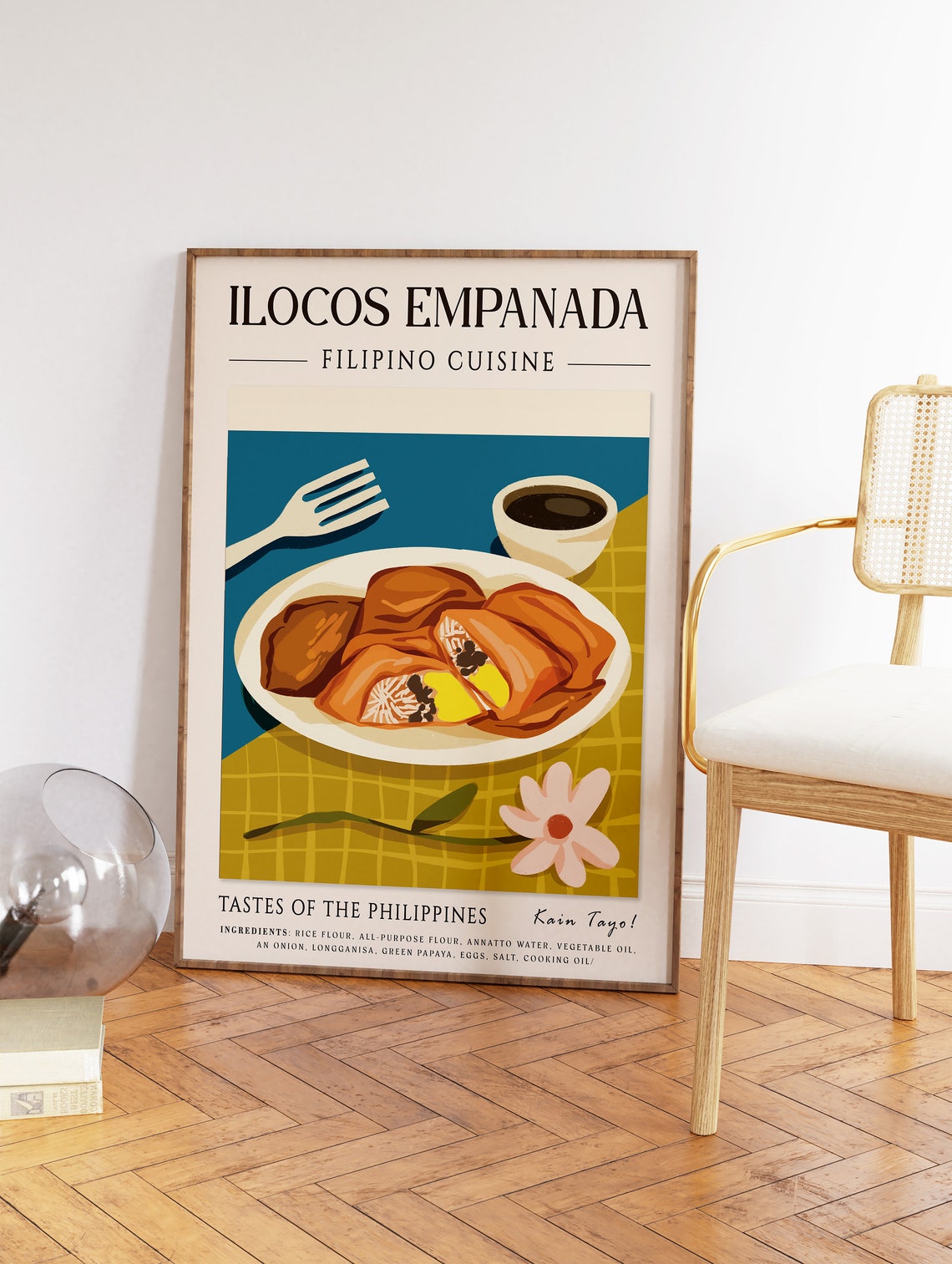 Ilocos Empanada Filipino Food Poster Filipino Food Print Philippines Food Kitchen Poster Kitchen Decor Asian Food Print Food Gift - Image 2