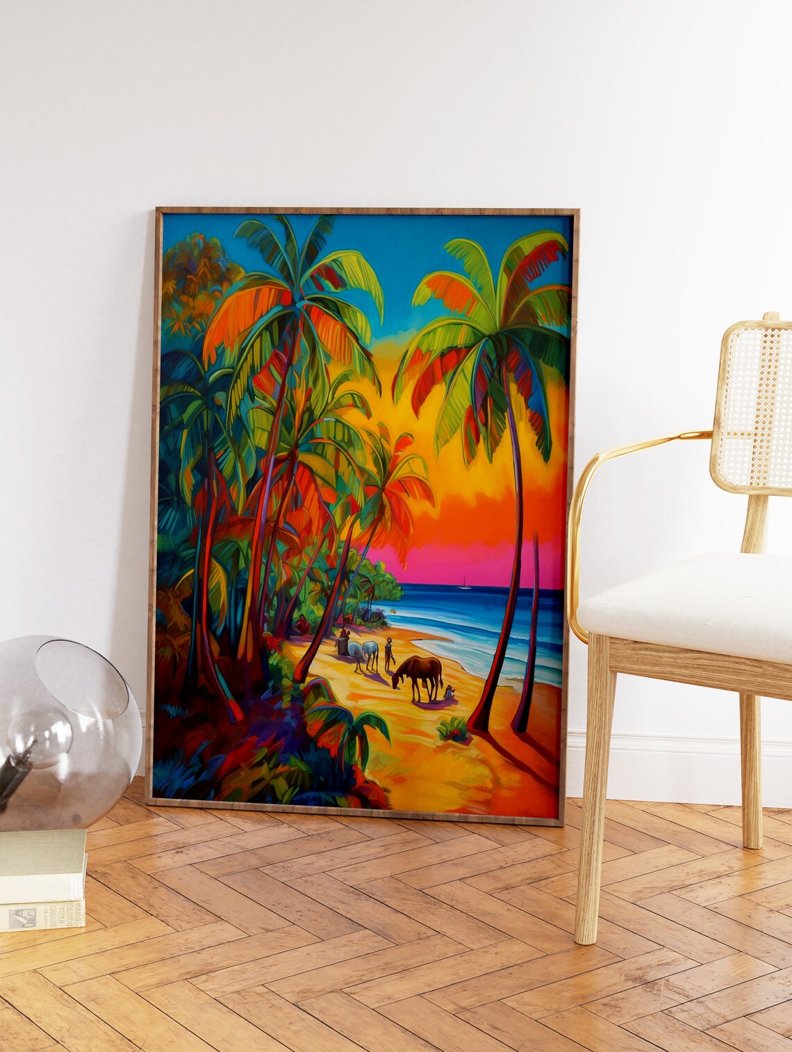 Caribbean Tropical Wall Art Print - Image 2