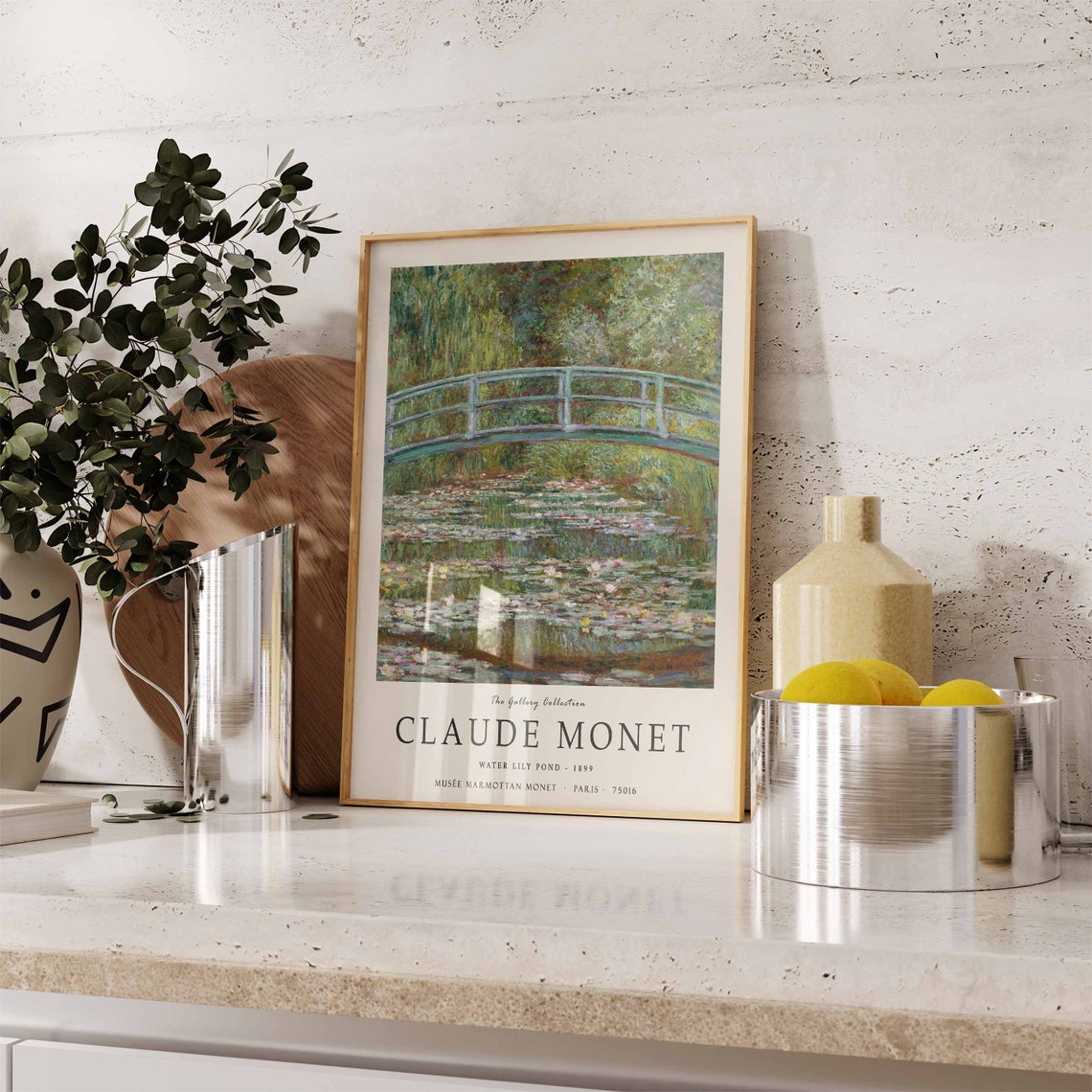 Claude Monet Water Lily Pond 1899 Impressionist Gallery Poster - Image 3