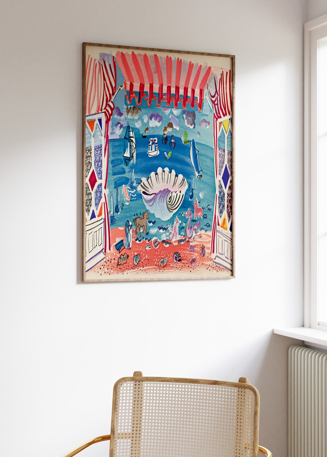 Raoul Dufy Rideau De Theatre Fauvist Art Print - Image 3