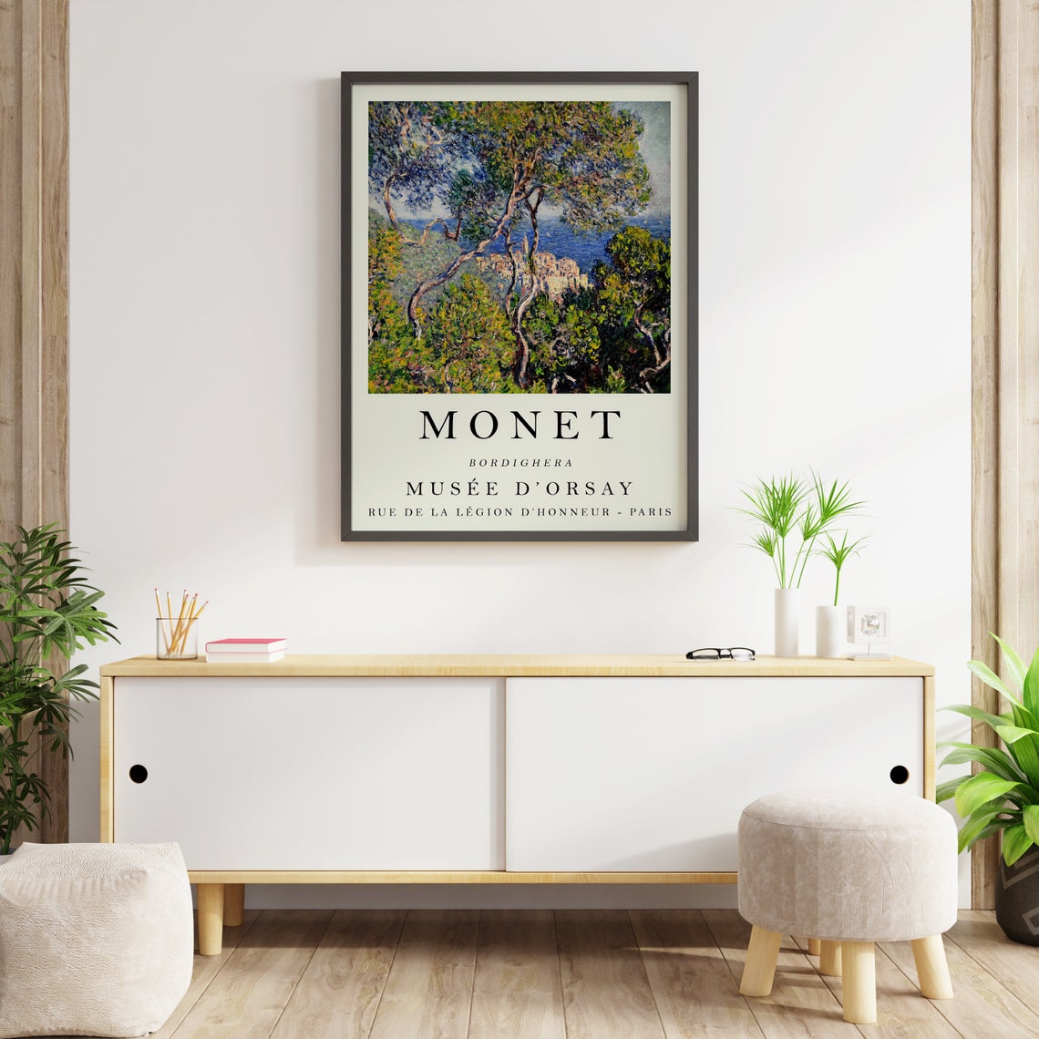 Claude Monet Bordighera Exhibition Poster Paris Musee dOrsay - Image 3