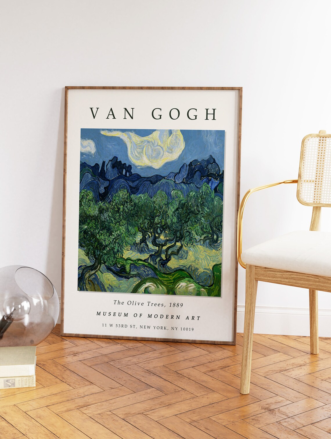 Van Gogh The Olive Trees Exhibition Art Print - Image 2