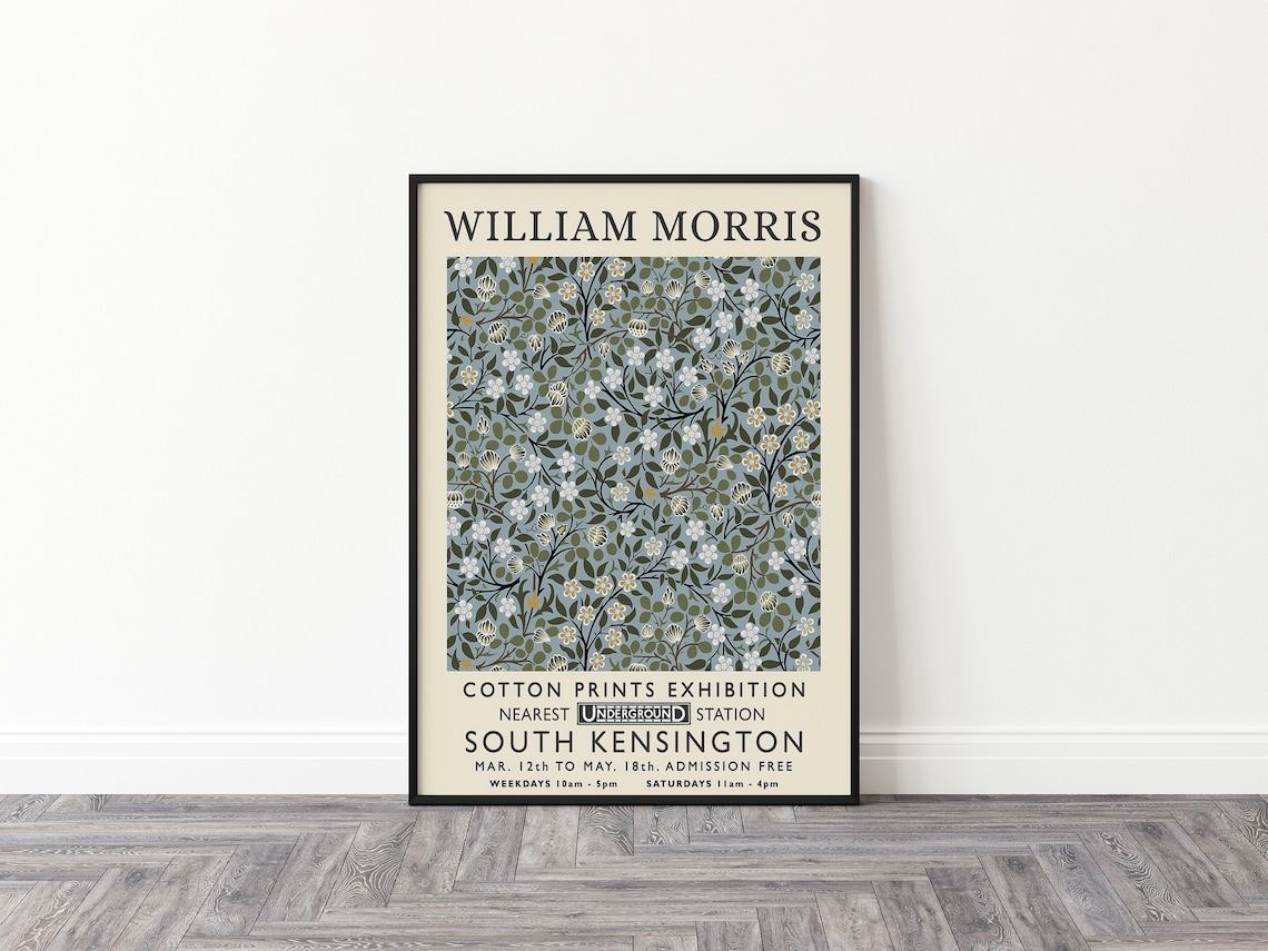 William Morris Vintage Floral Art Print Poster - Image 3