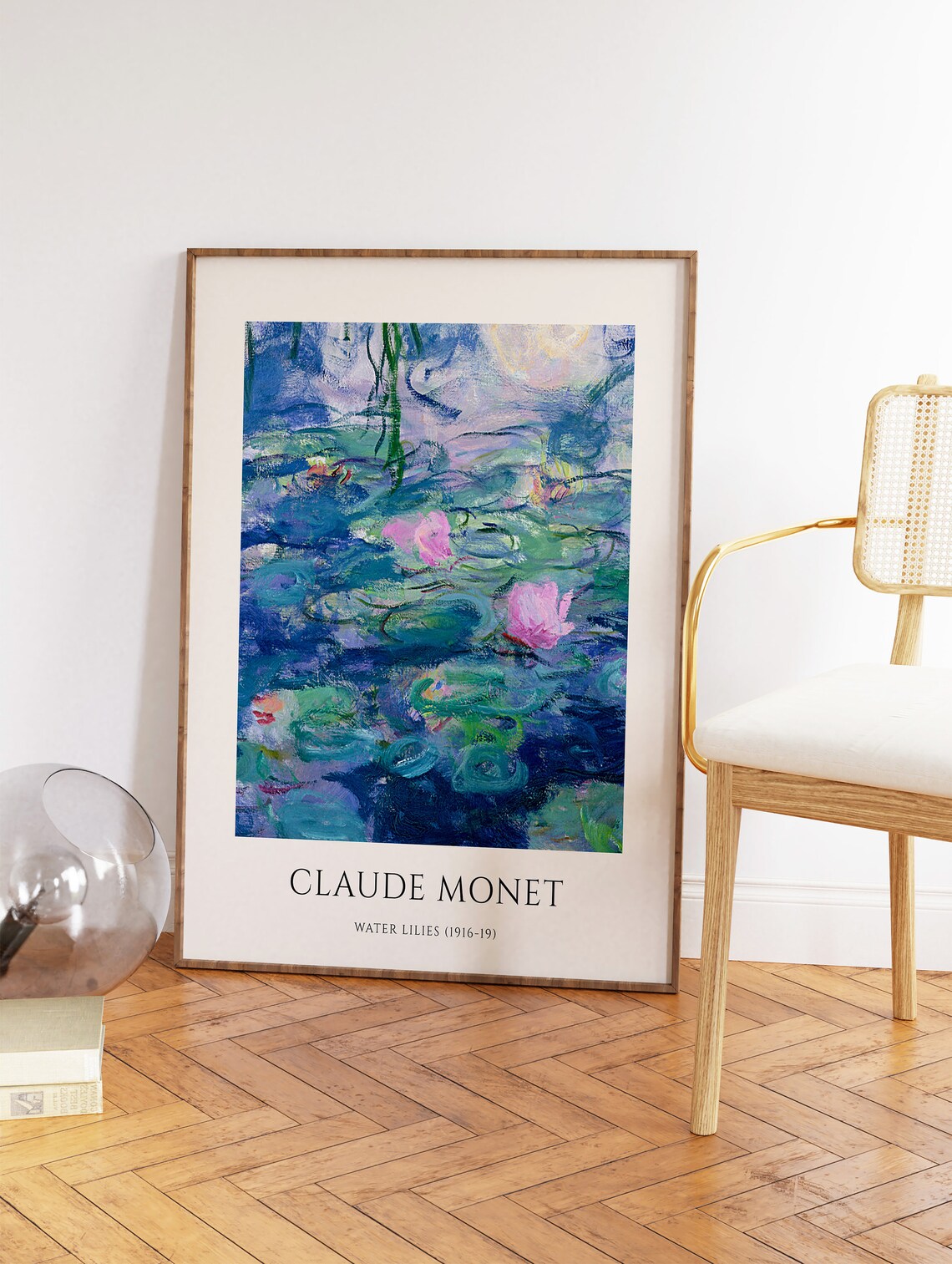 Monet Water Lilies Exhibition Poster, Floral Art Print - Image 3