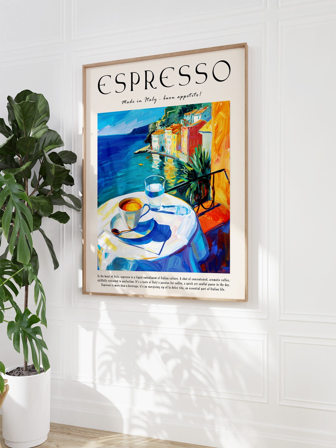 Coffee Poster Espresso Print Food Poster Kitchen Decor Italian Coffee Art Retro Coffee Art Vintage Food Art Food And Drink Poster - Image 2