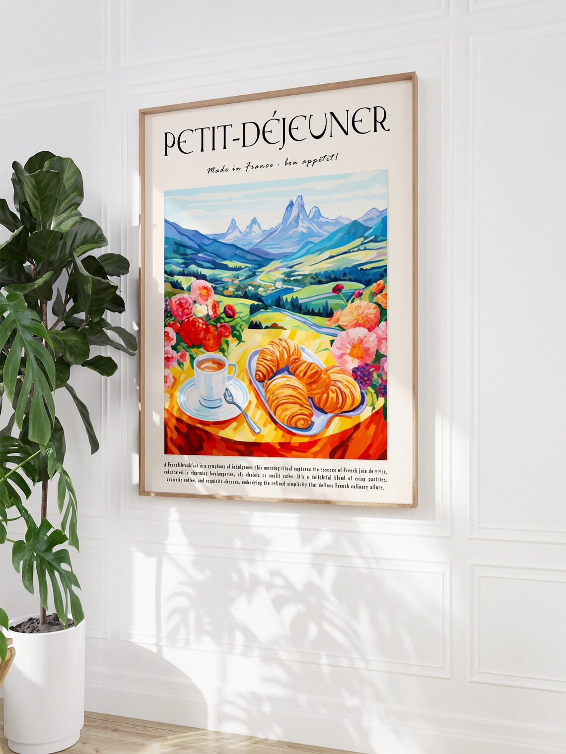 French Coffee Poster, Retro Kitchen Art Print - Image 3