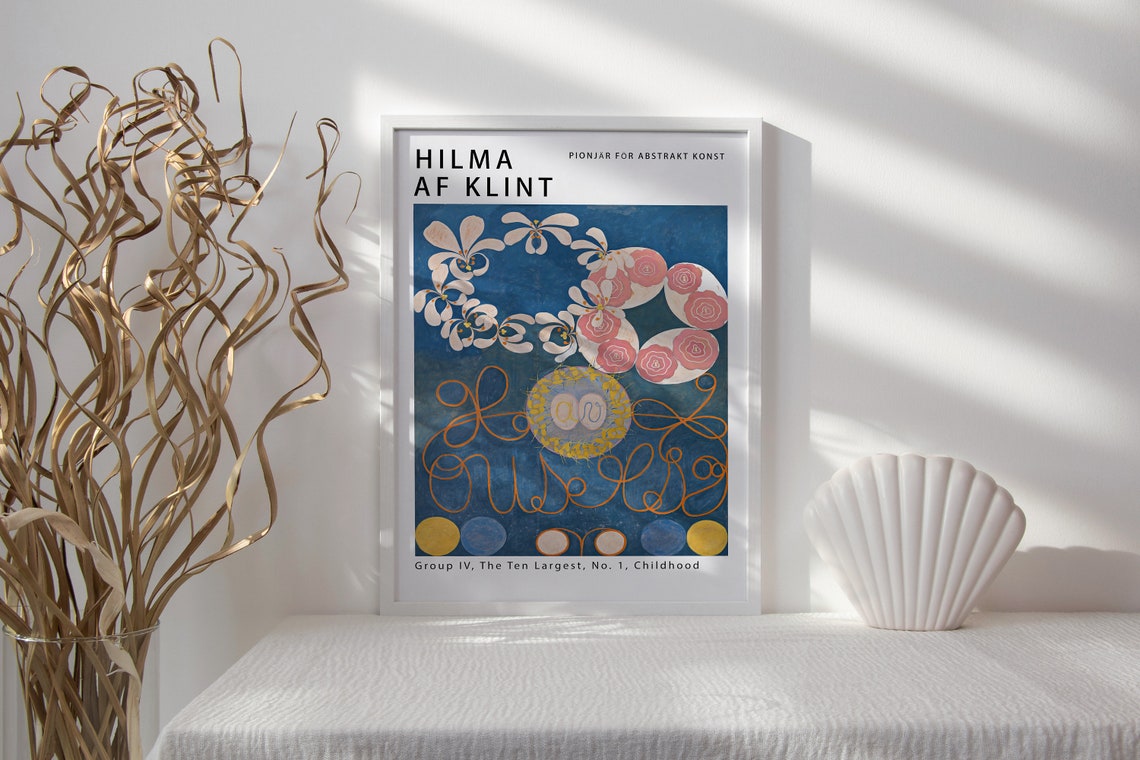 Hilma af Klint The Ten Largest No 1 Childhood Abstract Art Poster - Image 2