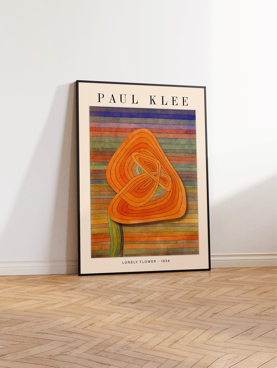Paul Klee Lonely Flower Exhibition Poster Art Print - Image 2
