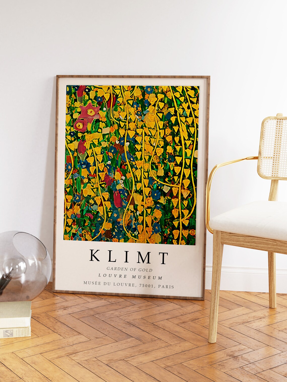 Gustav Klimt Garden Of Gold Art Nouveau Print - Image 2